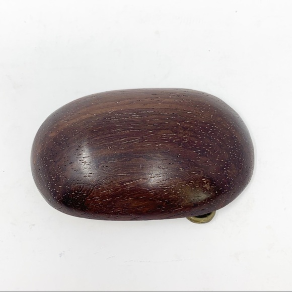 Vintage Other - Vintage LITTLE APPLE ENT PADOUK Wood Belt Buckle